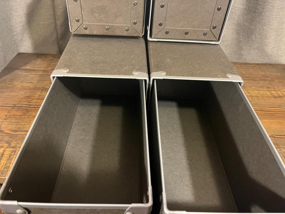 CDケース　収納　硬質パルプボックス　無印良品 4個セット
