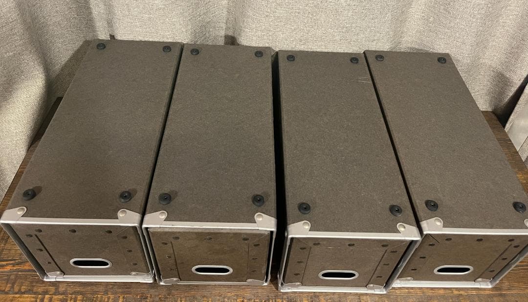 CDケース　収納　硬質パルプボックス　無印良品 4個セット