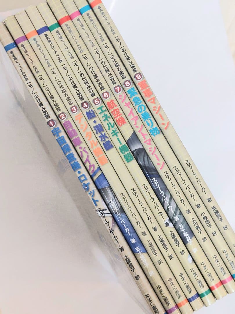 最先端ビジュアル百科　「モノ」の仕組み図鑑　　全9巻