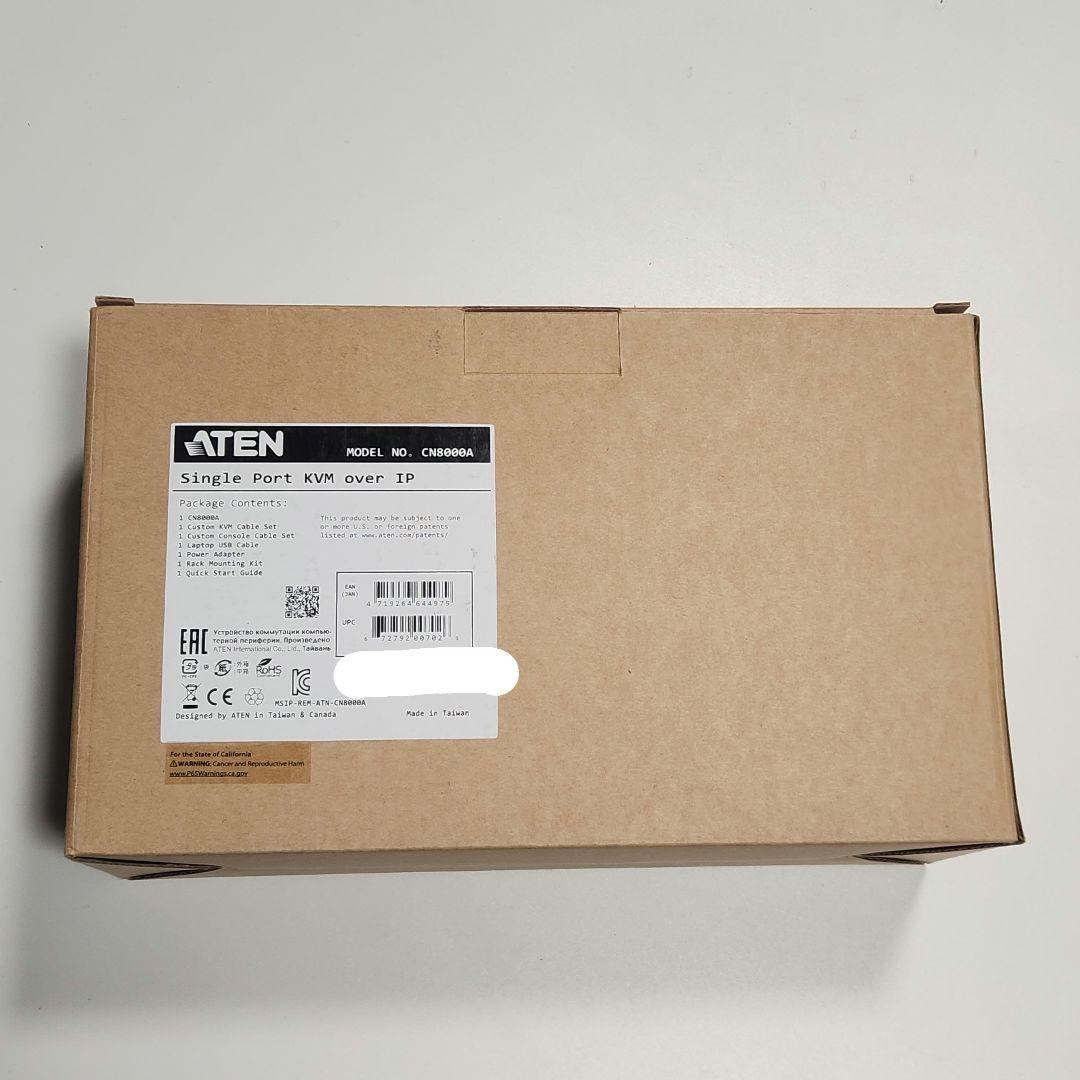 ATEN 1ポート KVM over IP CN8000A リモートアクセス
