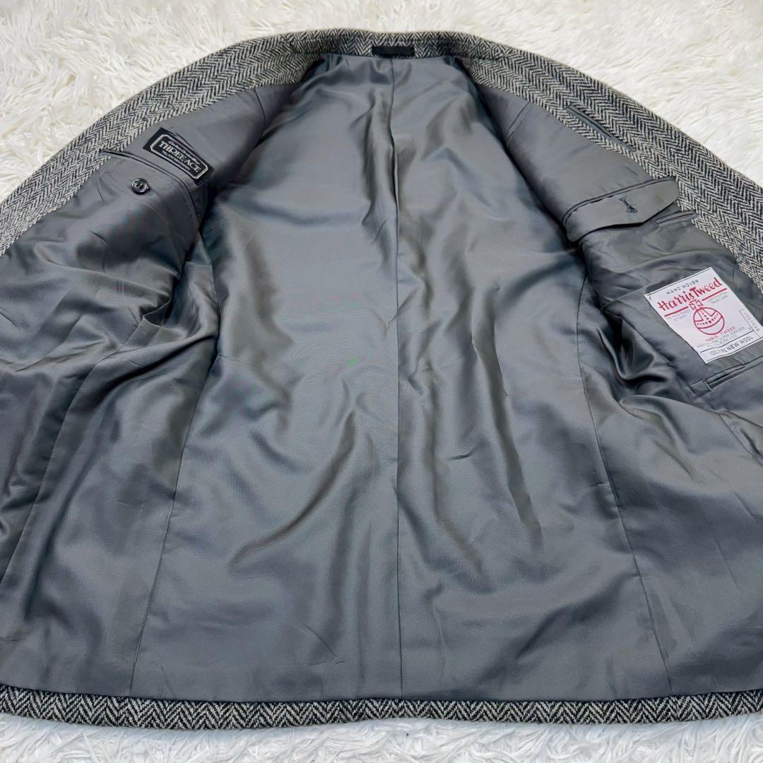美品✨ ハリスツイード ヘリンボーン エルボーパッチ テーラード Mサイズ