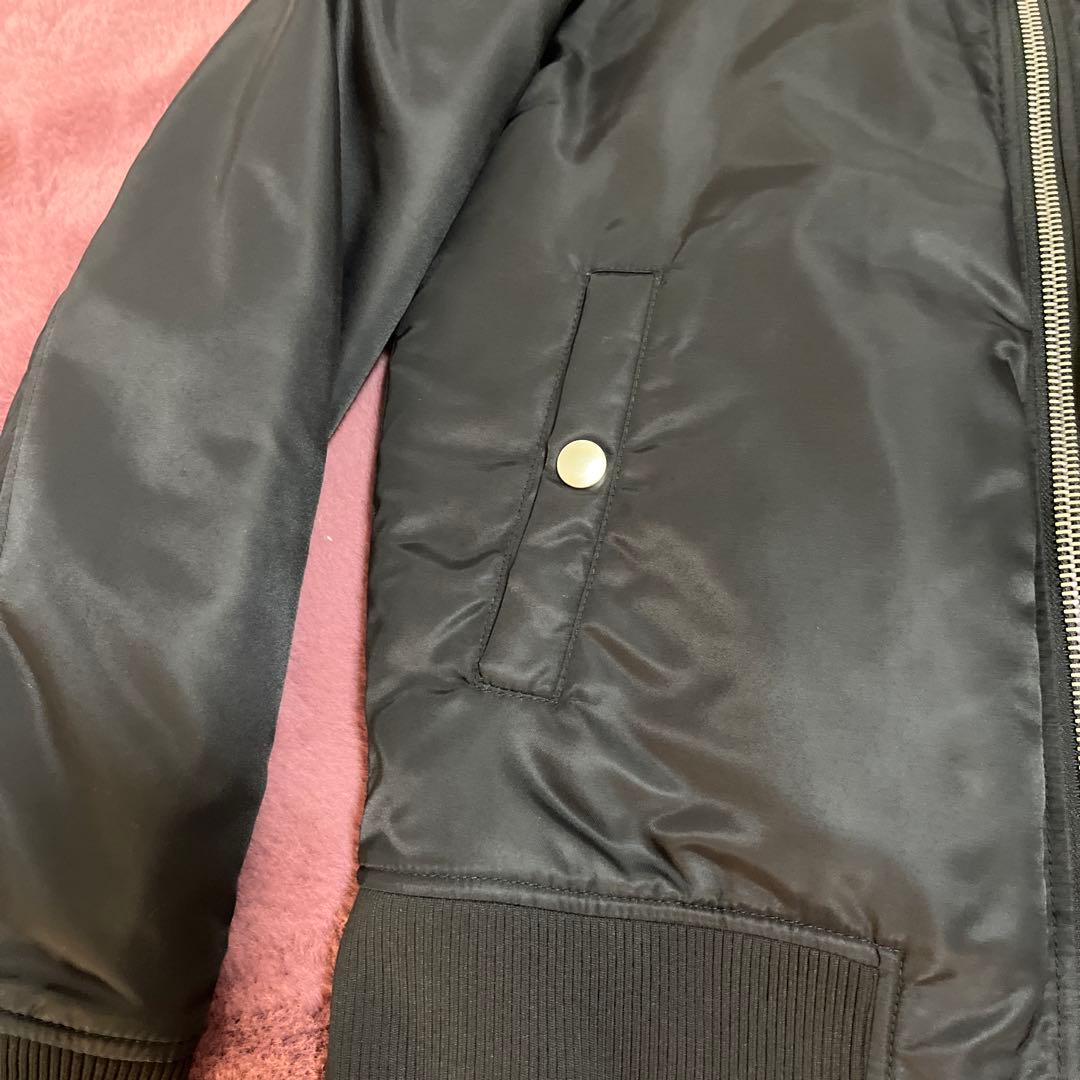 DIESEL BLACK GOLD MA-1ジャケット ブラック