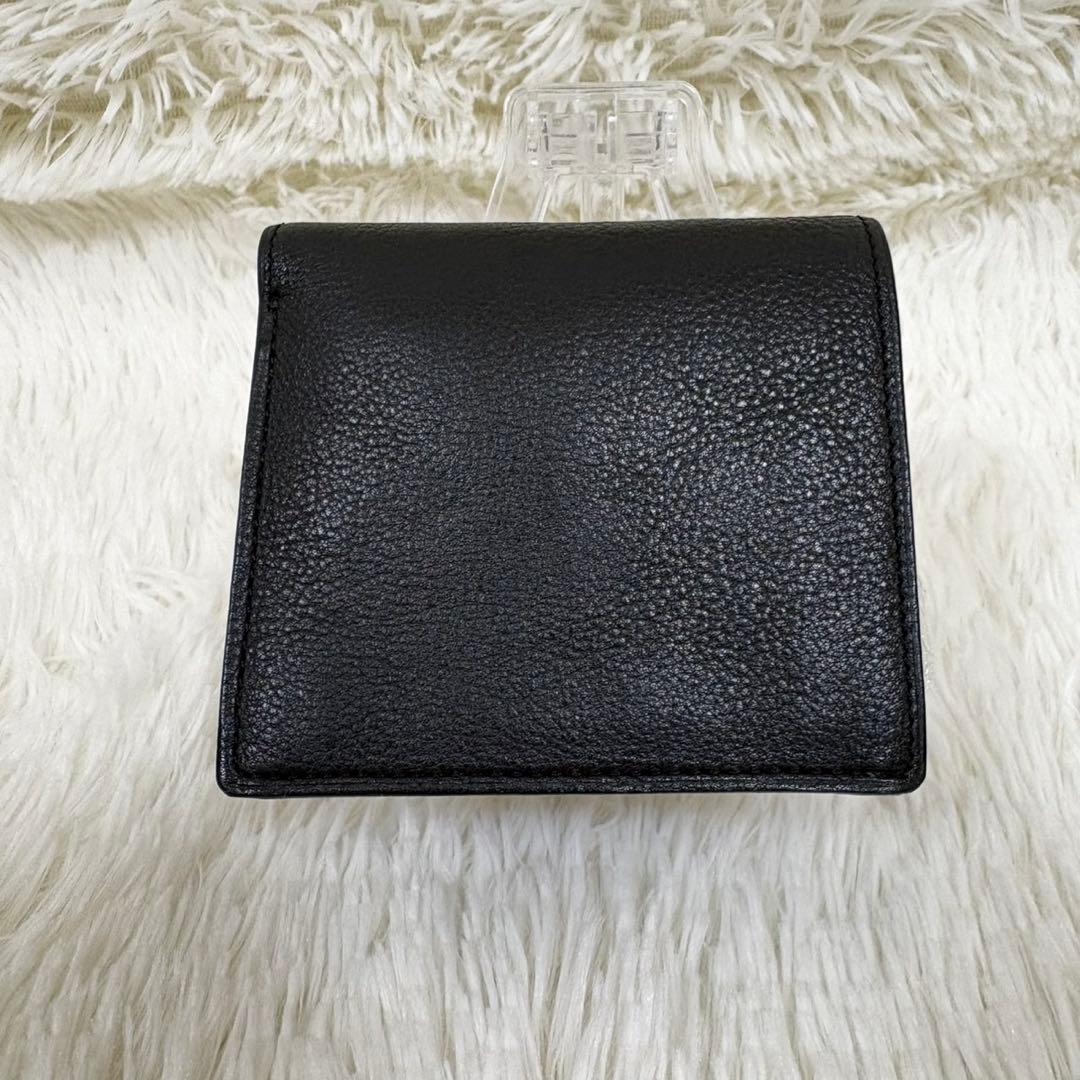 未使用級✨ コムデギャルソンオムプリュス 折財布 レザー ゴールドロゴ 収納