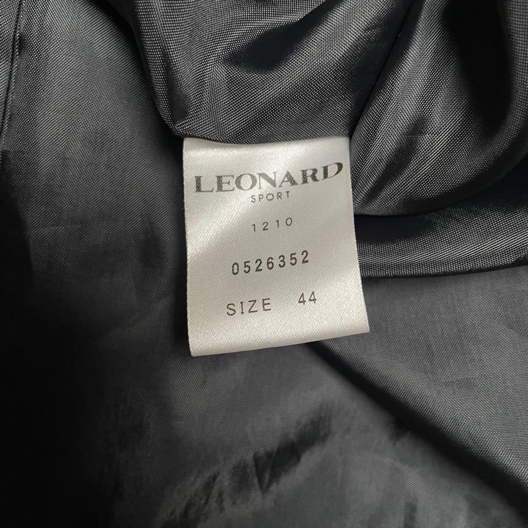 LEONARD SPORT レオナール ナイロンコート ブラック 44
