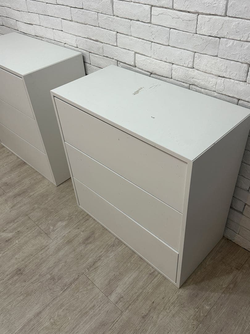 【東京都23区配送無料】IKEA タンス　チェスト　棚　キャビネット　2個セット