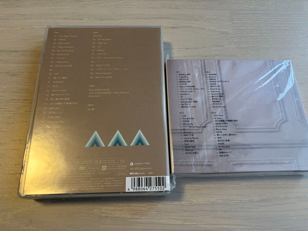 AAA 15th ANNIVERSARY thanx AAA lot 2点セット