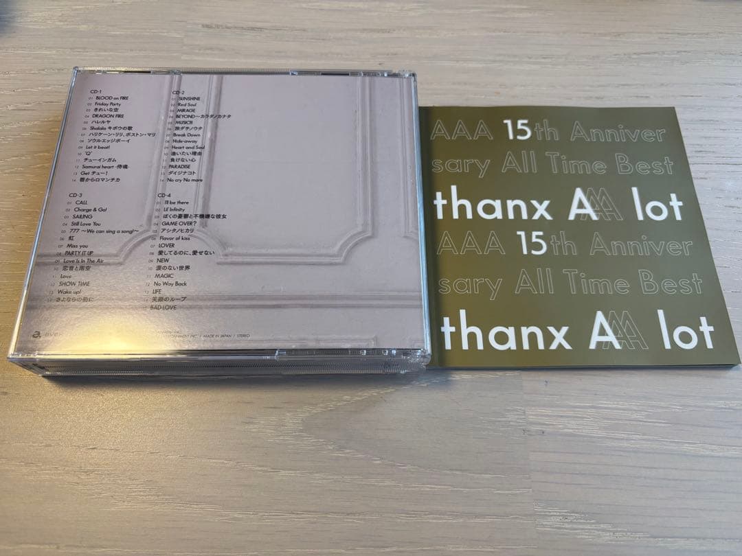 AAA 15th ANNIVERSARY thanx AAA lot 2点セット