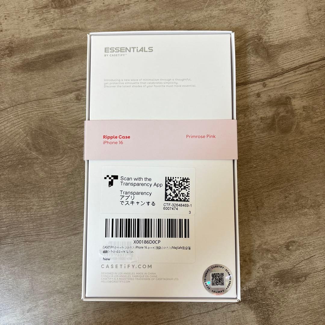 CASETiFY ウェーブ シリコン iPhone16ケースプリムローズピンク
