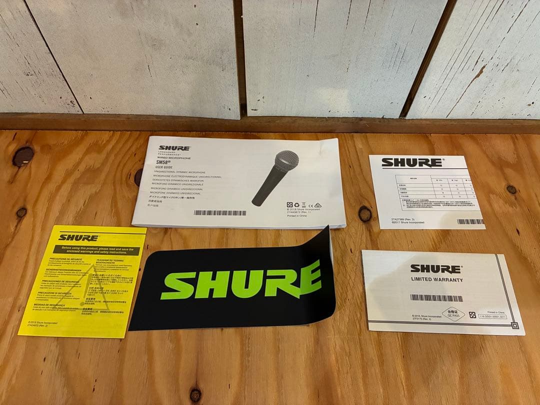 配信機器・PA機器・レコーディング機器 SHURE SM58-LCE