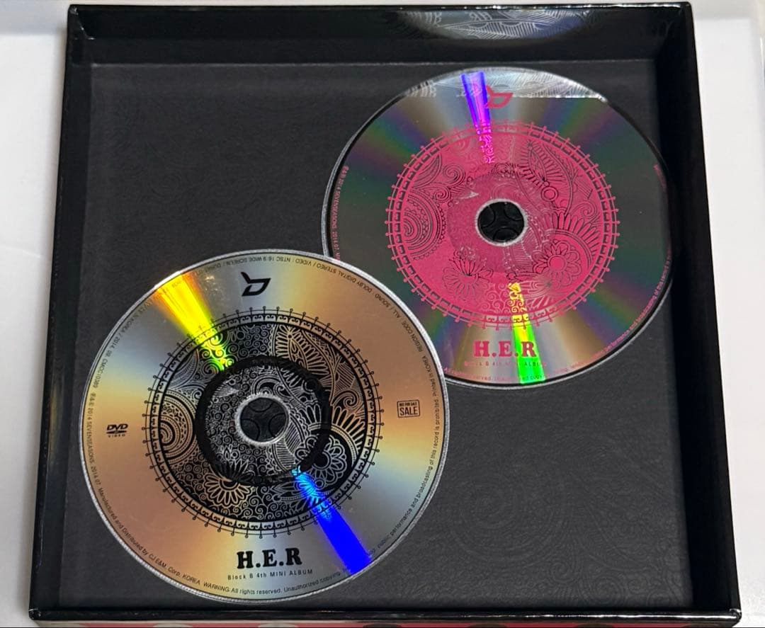 Block B H.E.R. 2枚組 CD ピンク水玉