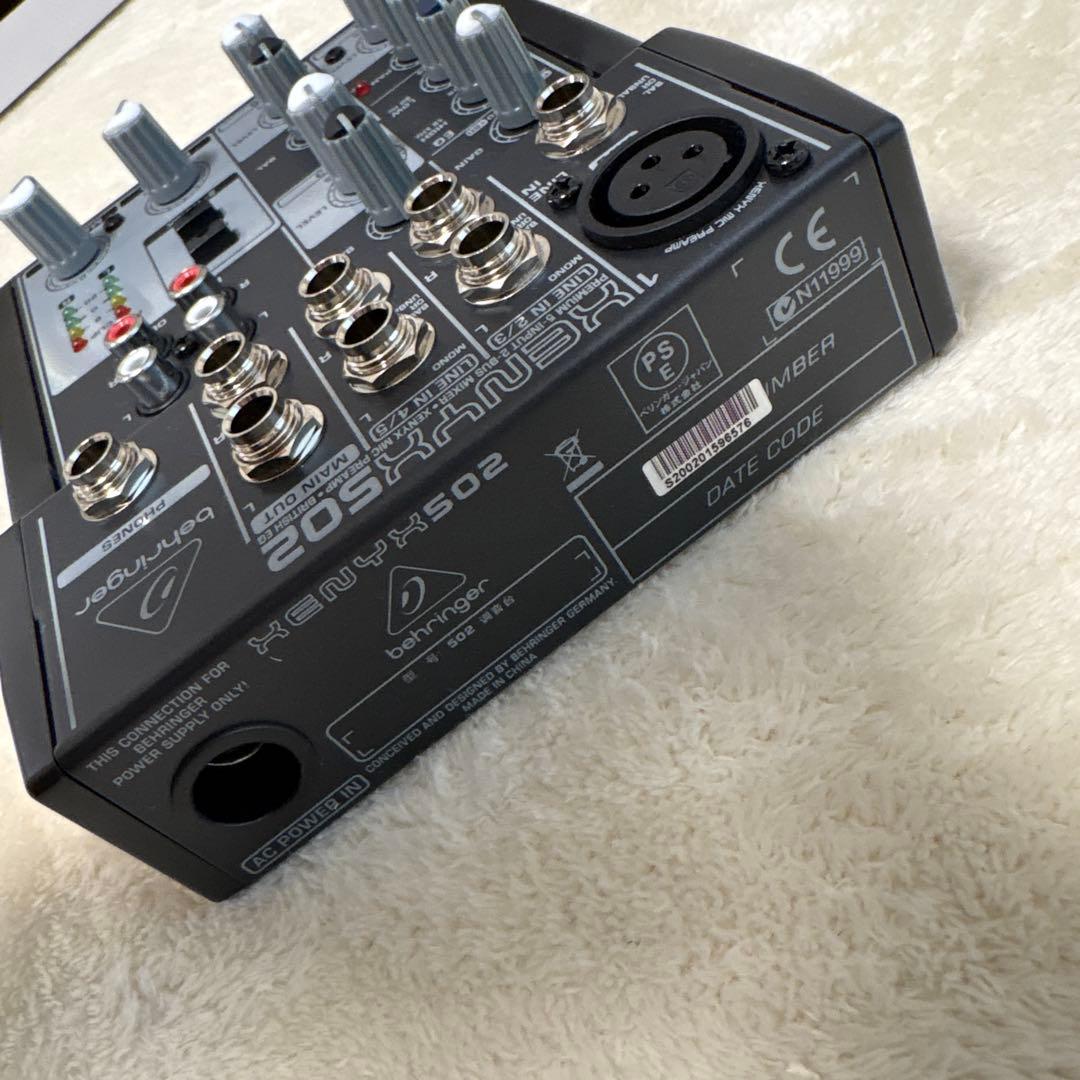 momo様　Behringer XENYX 502 アナログミキサー