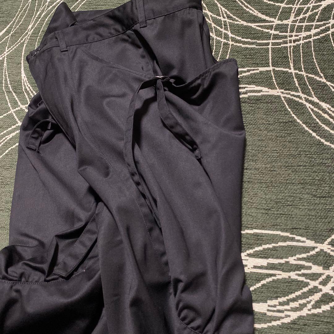 パンツ Black peace now gimmick sarrouel pants