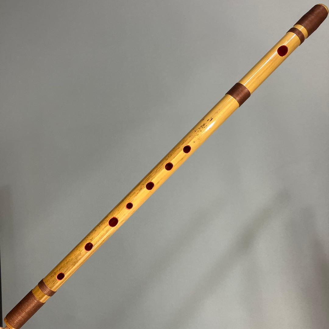 篠笛 五本調子A管　唄物　ドレミ調　天地糸巻　CMR5-62　西洋音階　竹