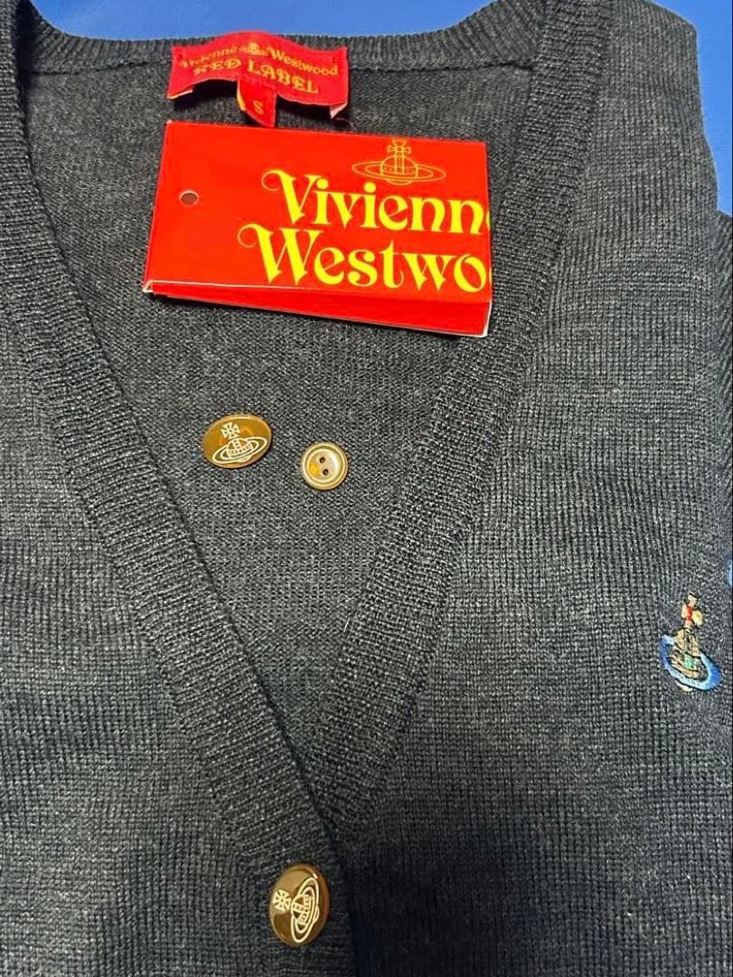 Vivienne westwood カーディガン 毛100% 美品