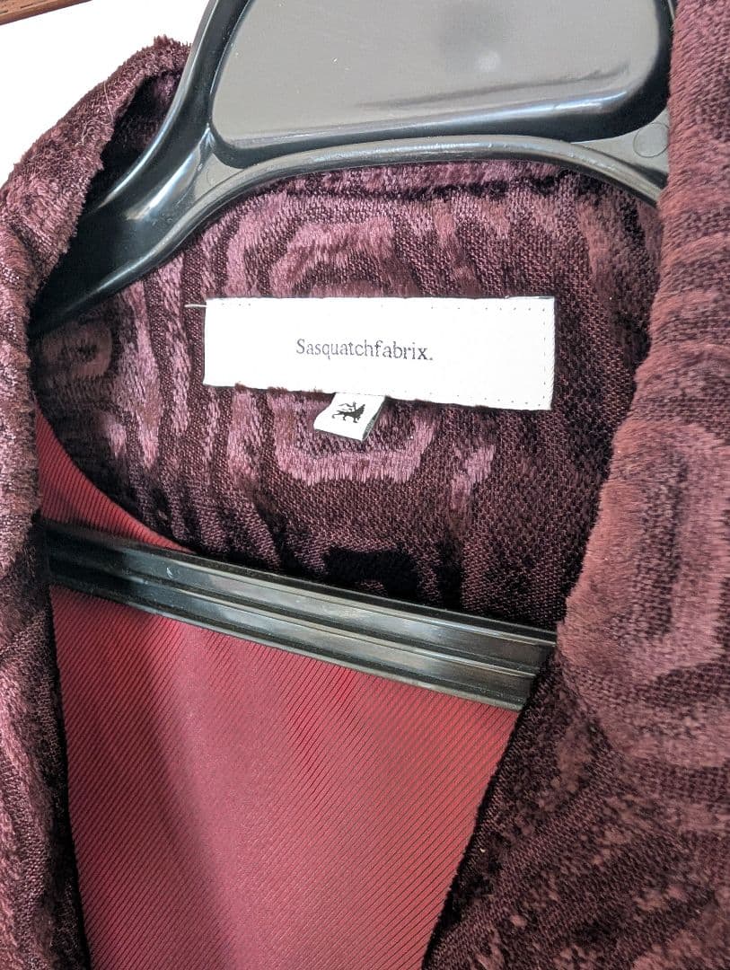 Sasquatchfabrix サスクワッチ 20AW　ベロアセットアップ