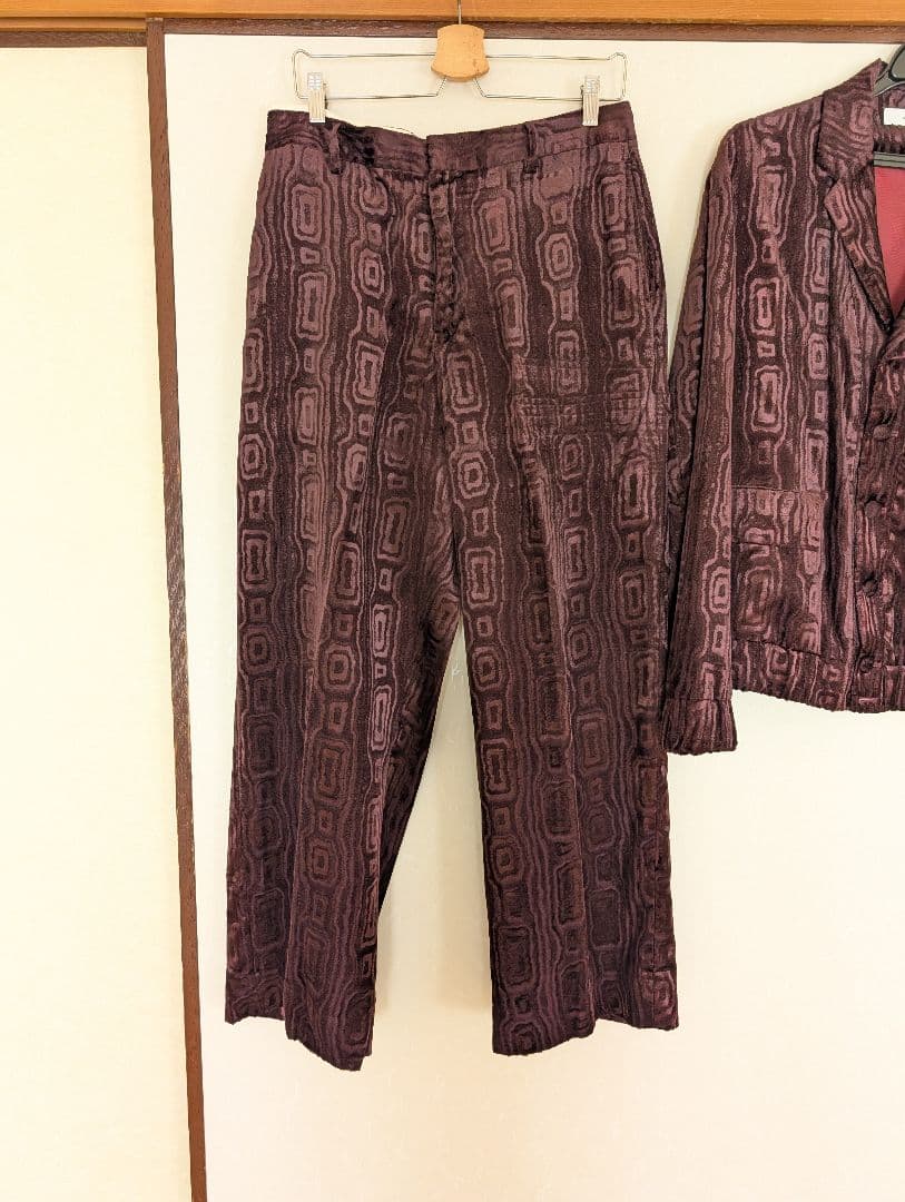 Sasquatchfabrix サスクワッチ 20AW　ベロアセットアップ