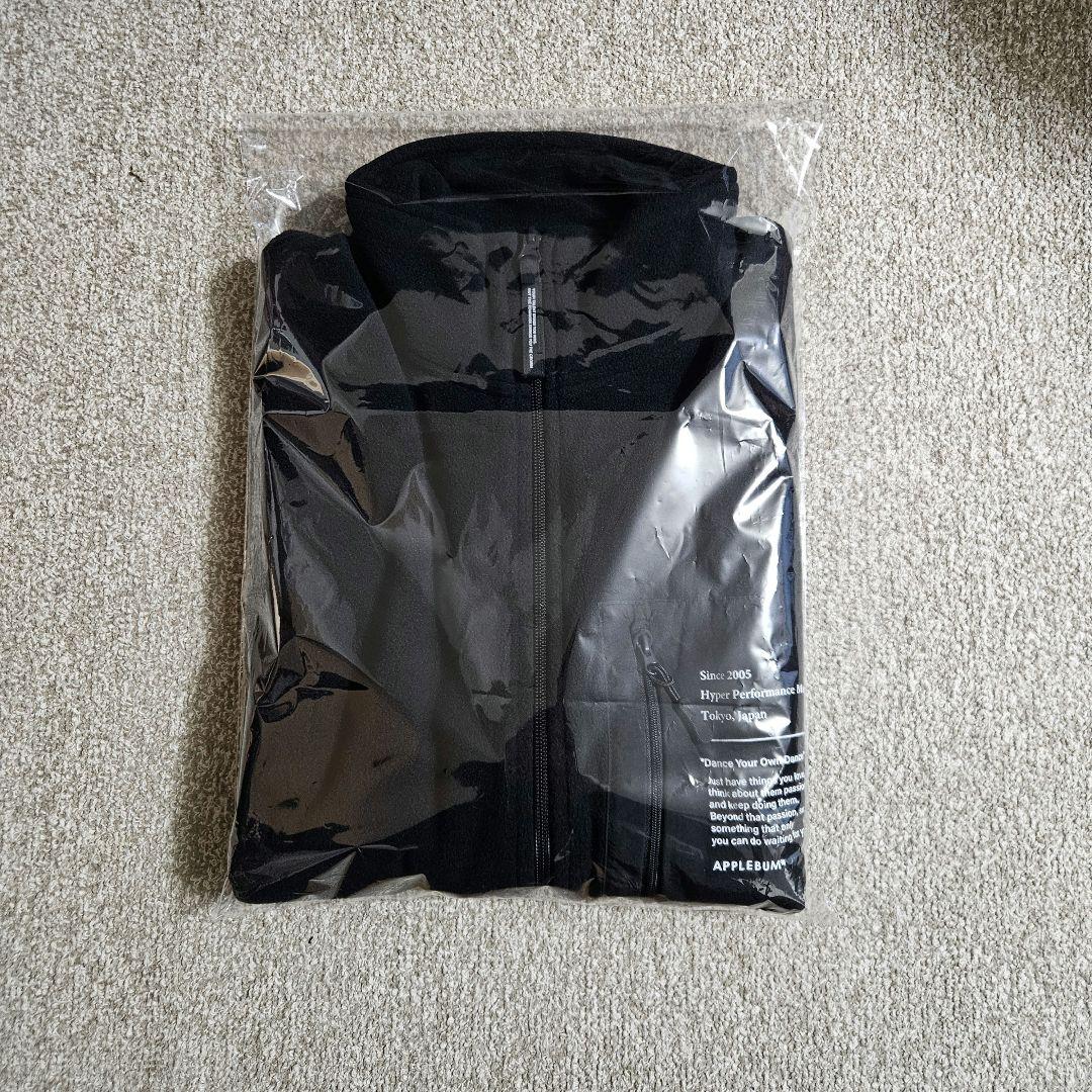 【APPLEBUM】FULL ZIP フリースベスト Black【XL】