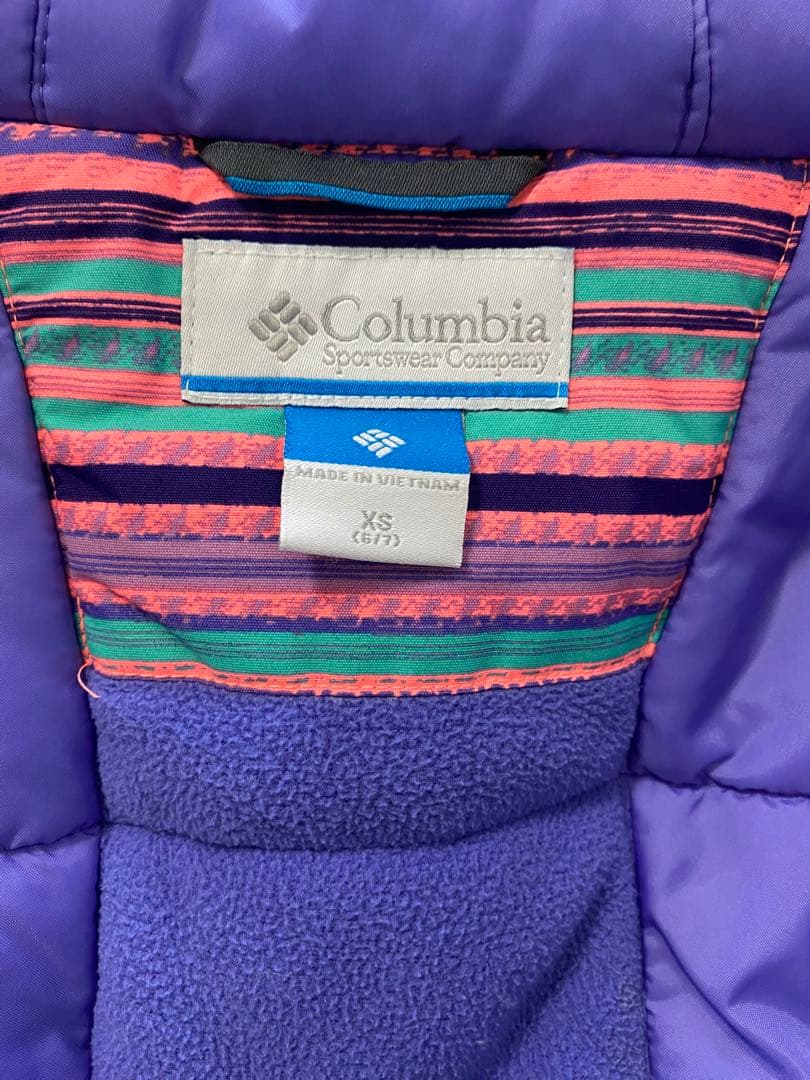 Columbia コロンビア　スキーウェア　手袋プレゼントXSサイズ 120cm