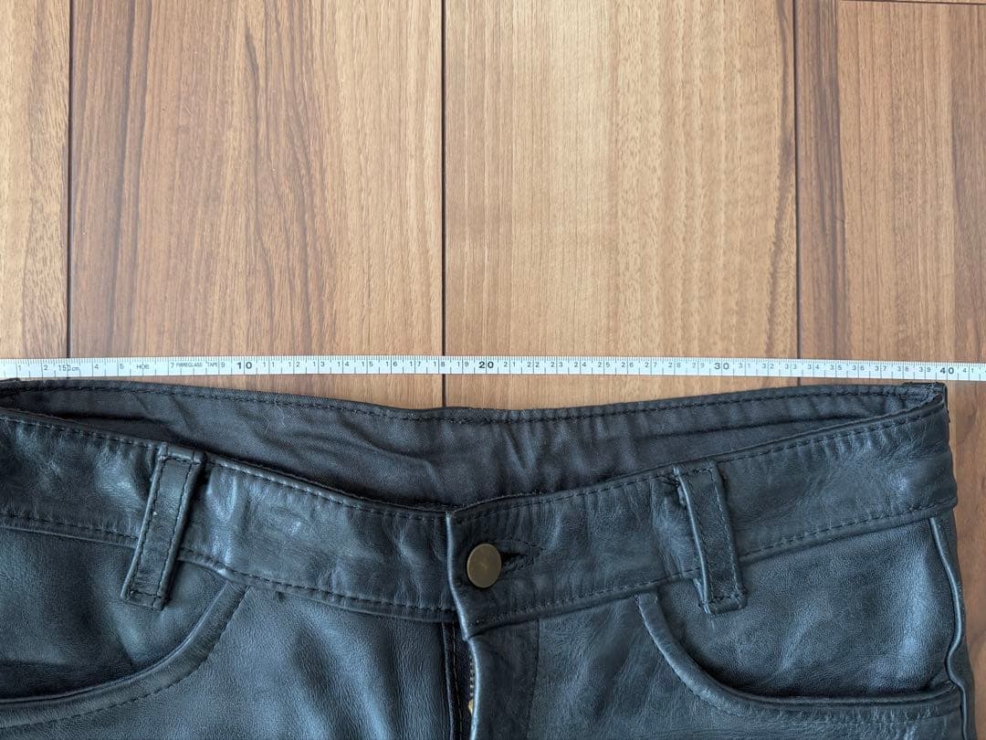 8810　VANSON レザーパンツ 32 TALON ジップ