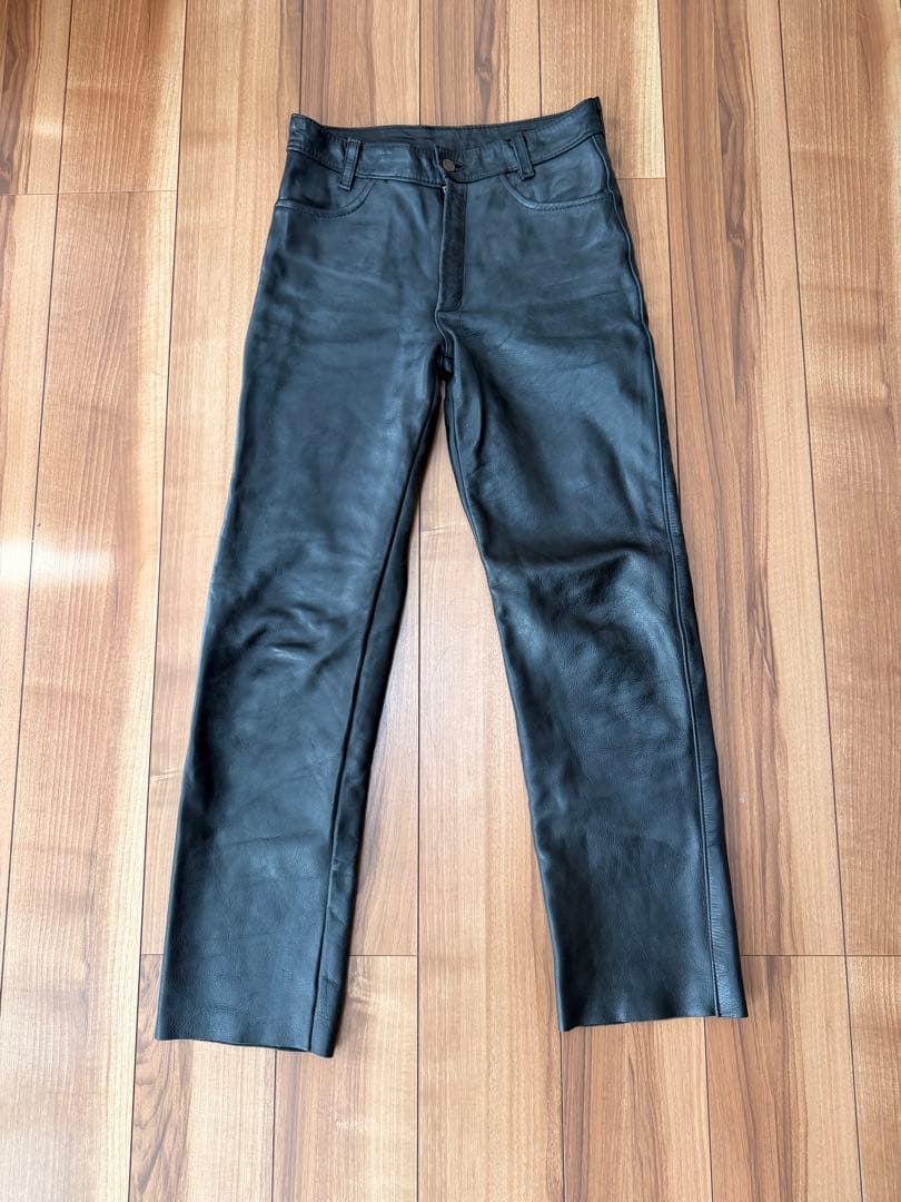 8810　VANSON レザーパンツ 32 TALON ジップ
