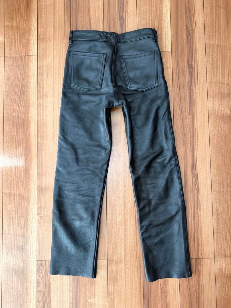 8810　VANSON レザーパンツ 32 TALON ジップ