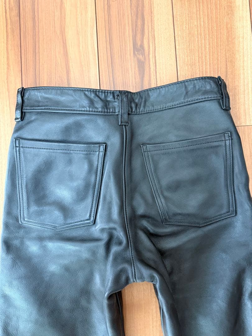 8810　VANSON レザーパンツ 32 TALON ジップ
