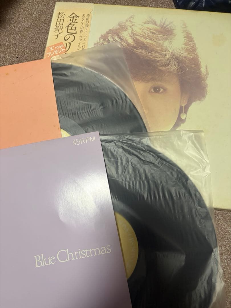松田聖子 金色のリボン レコード