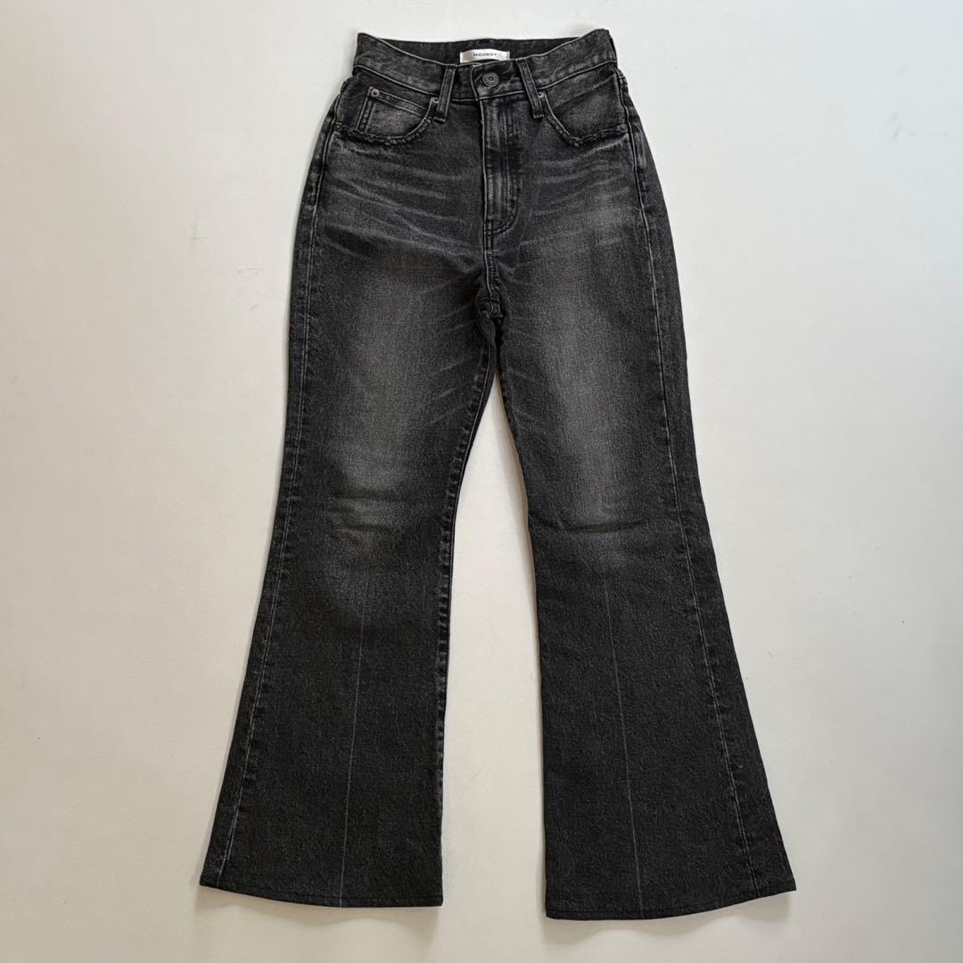 極美品✨MOUSSY MVS BLACK FLARE 24インチ