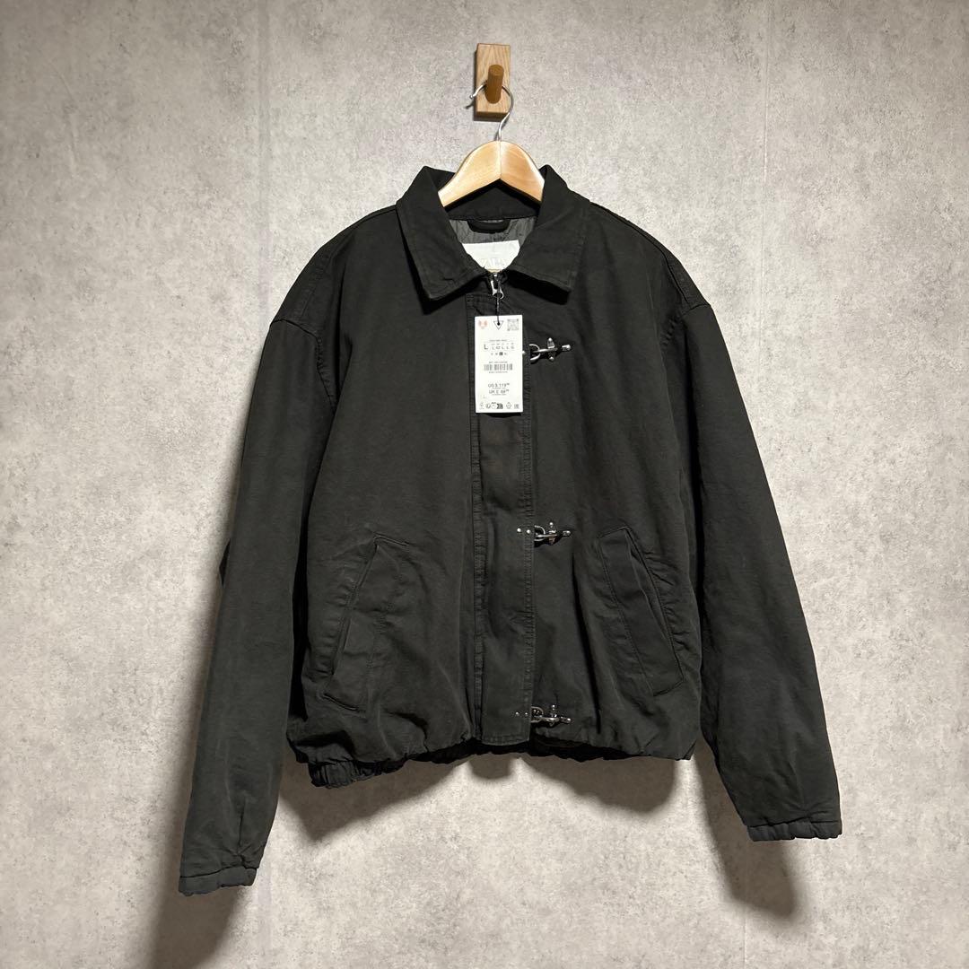 ZARA ザラ クロップドフィットトグルボタンジャケット L
