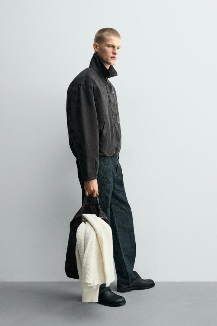 ZARA ザラ クロップドフィットトグルボタンジャケット L