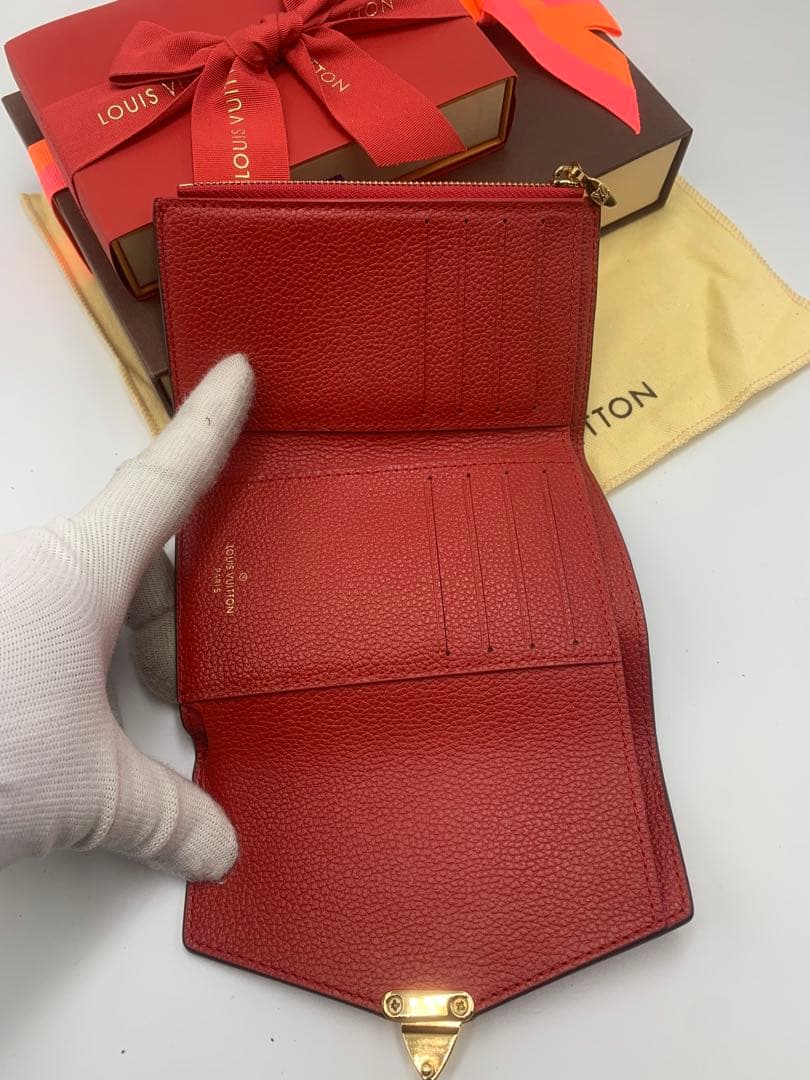 ルイヴィトン モノグラム ポルトフォイユパラス コンパクト スリーズ折り財布