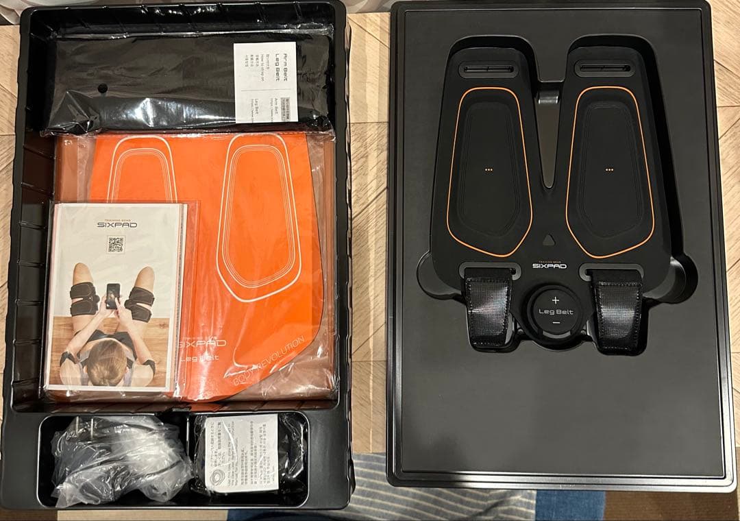 SIXPAD　LegBelt　レッグベルト　2点　セット　シート付き