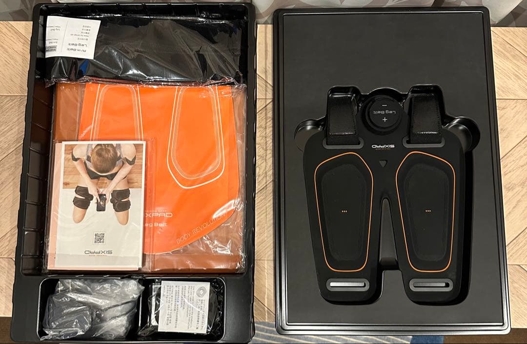 SIXPAD　LegBelt　レッグベルト　2点　セット　シート付き