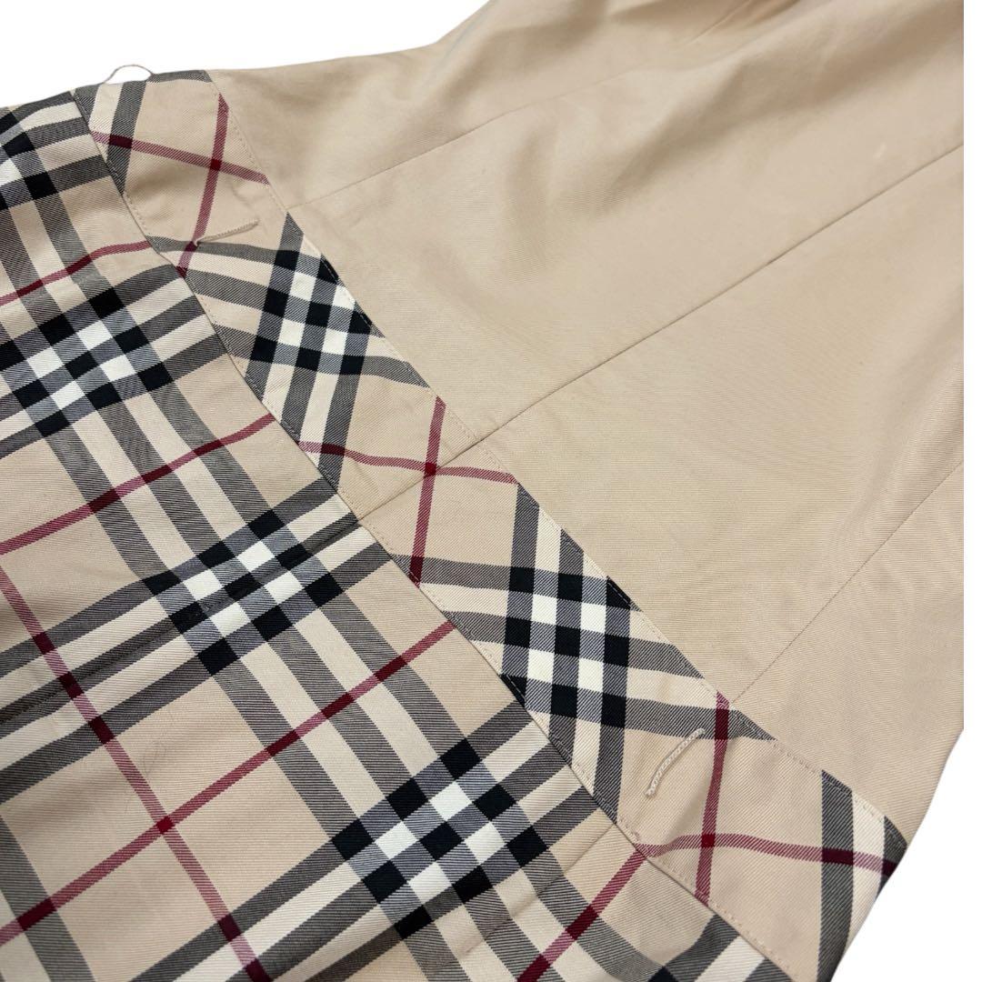 BURBERRY BLUE LABEL ノバチェックドッキング切替ワンピース38