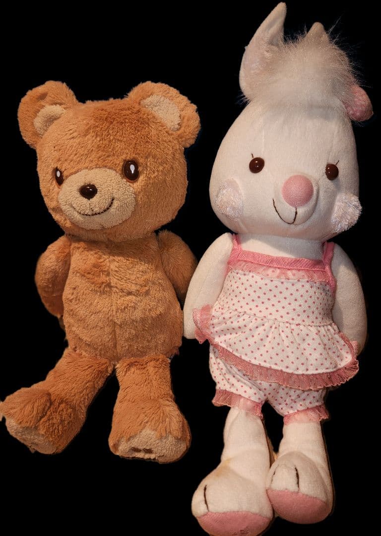 【瑠璃色サマ】マザーガーデン　うさぎのロージー　クマ　着せ替え　キャリーバッグ