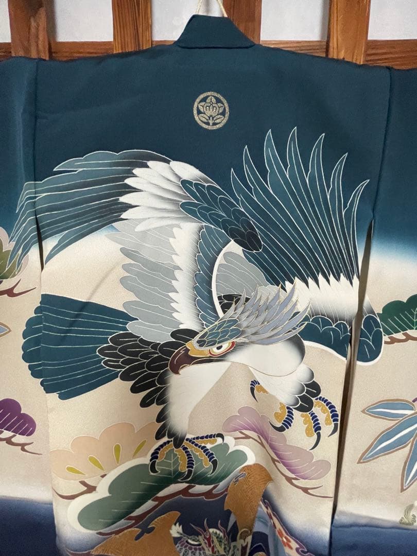 七五三ご準備☆　美品　正絹　高級祝い着 七五三 お宮参り