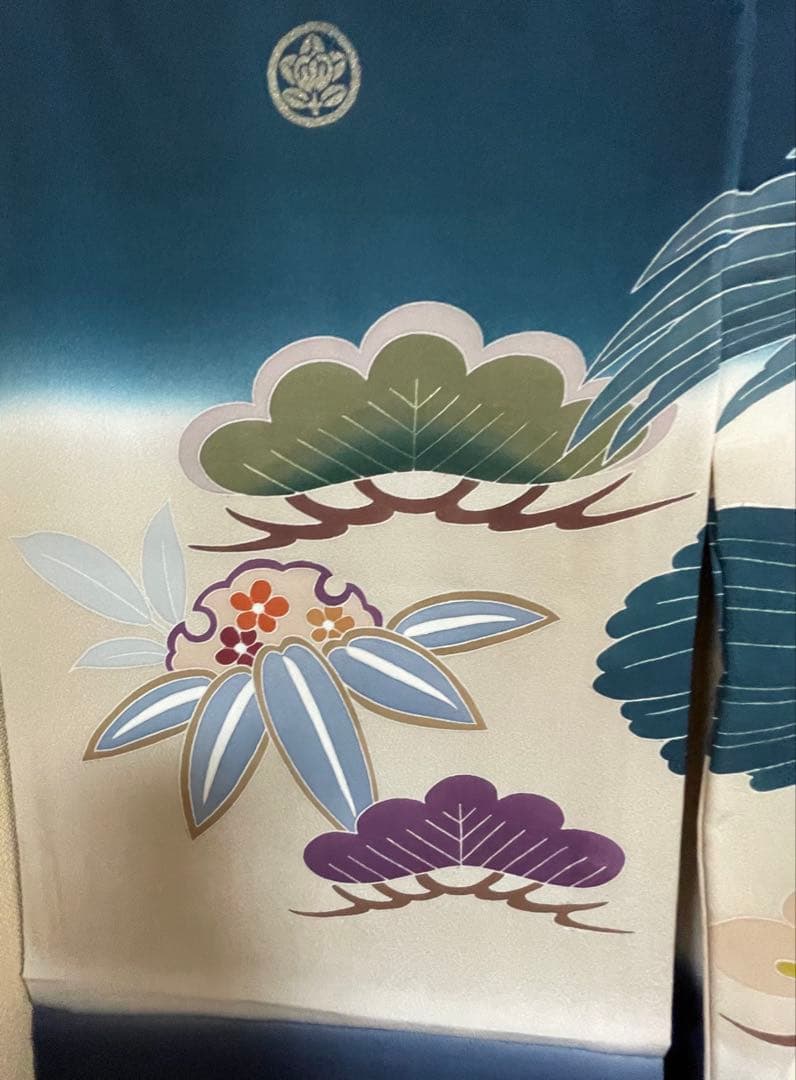 七五三ご準備☆　美品　正絹　高級祝い着 七五三 お宮参り
