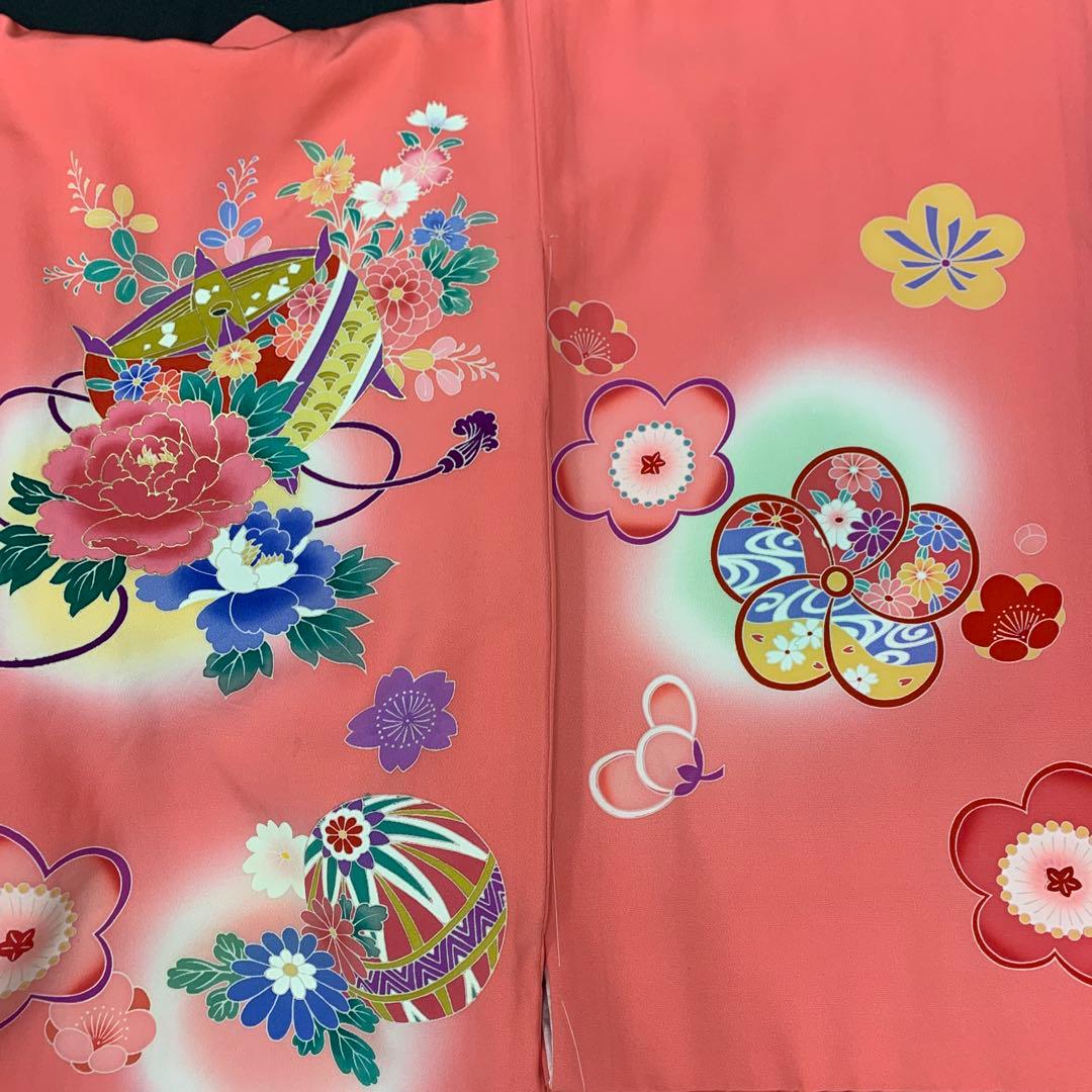 新品　最高級正絹産着京友禅手描き美術、特撰本盛金染、四季花蛍ボカシ上品古典文