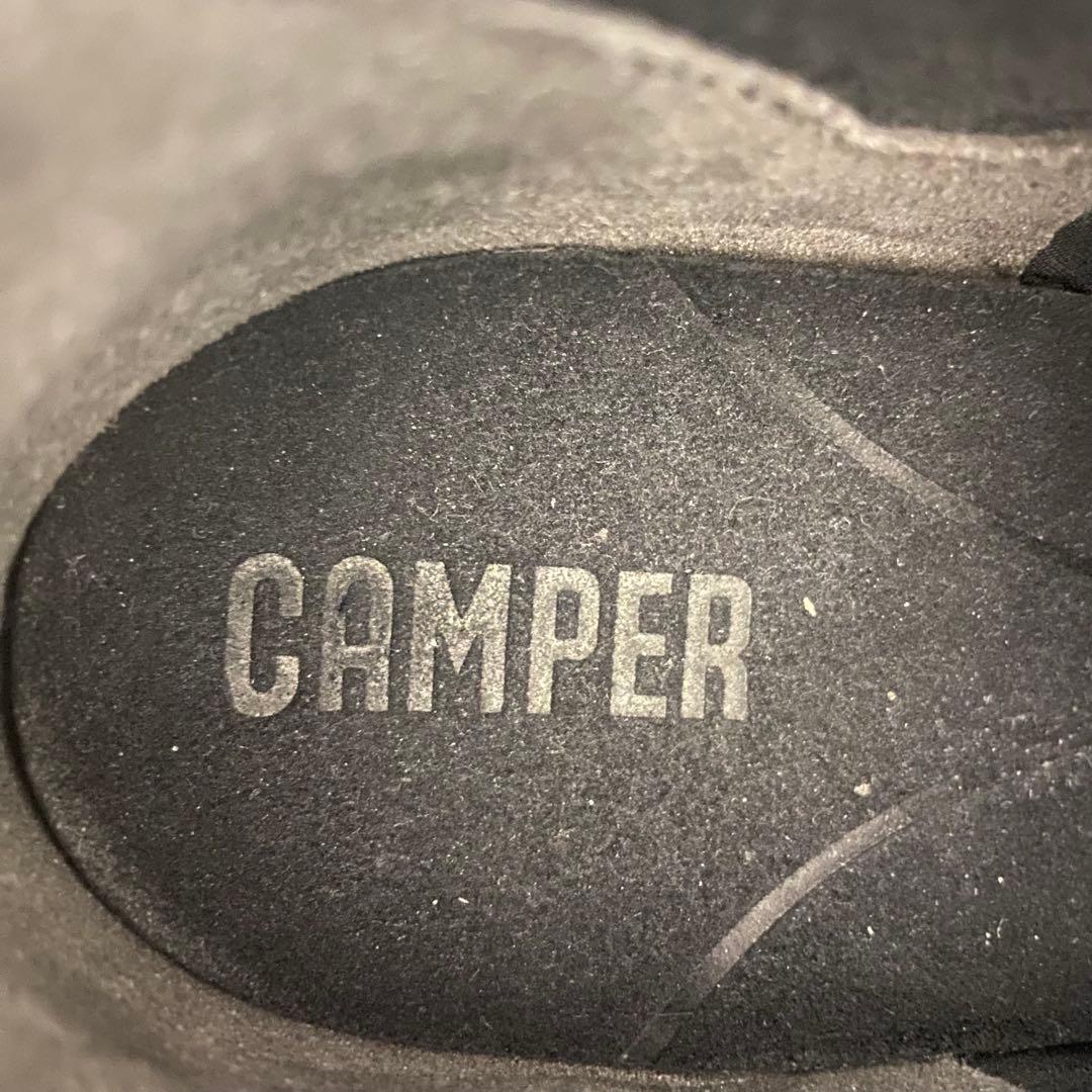 美品 CAMPER オールライト レッドヒール ショートブーツ 37 黒