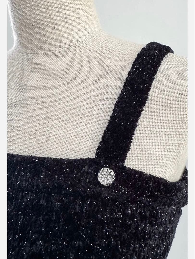 トップス sheller velour like ensemble knit