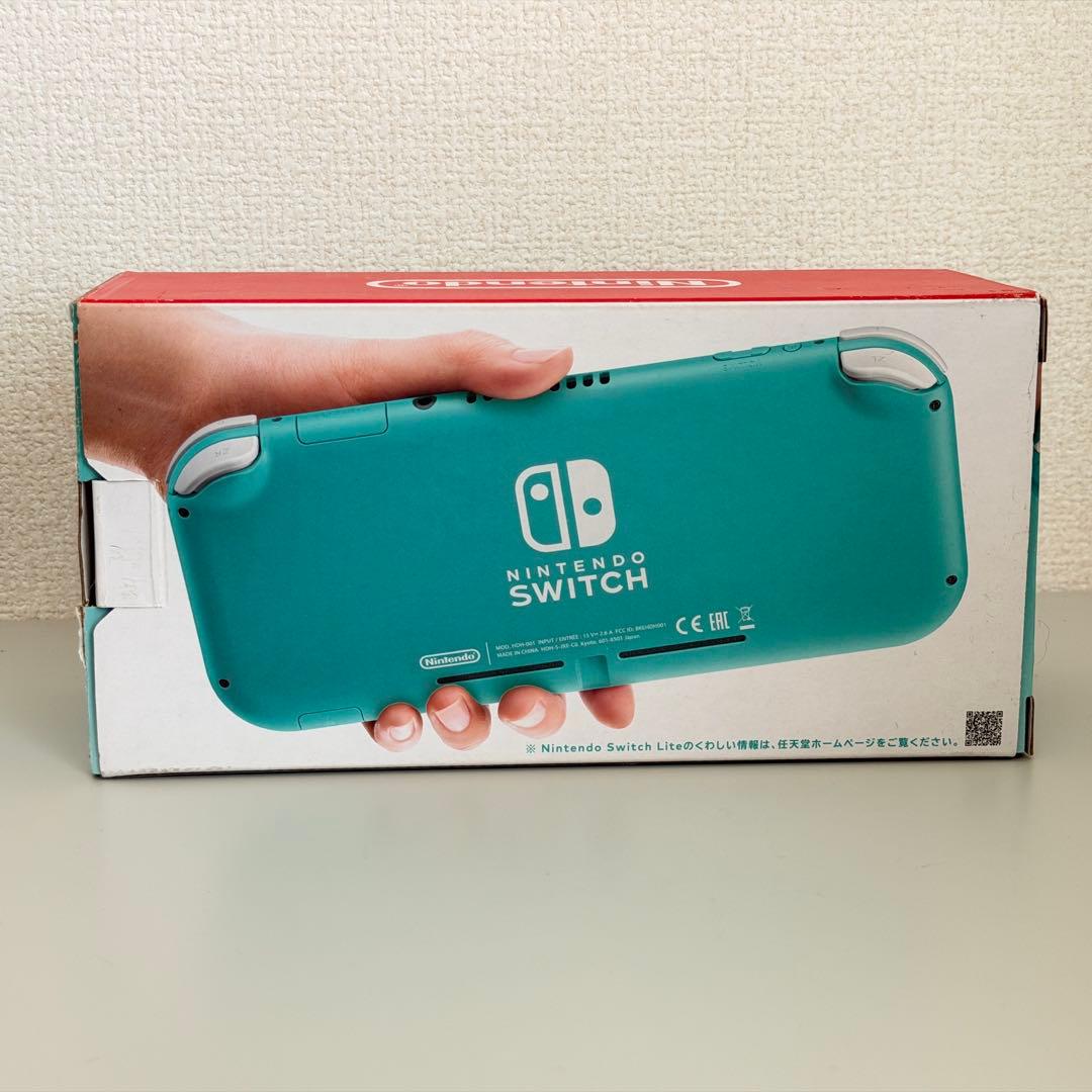 美品 Nintendo Switch Lite ターコイズ 本体 不具合なし