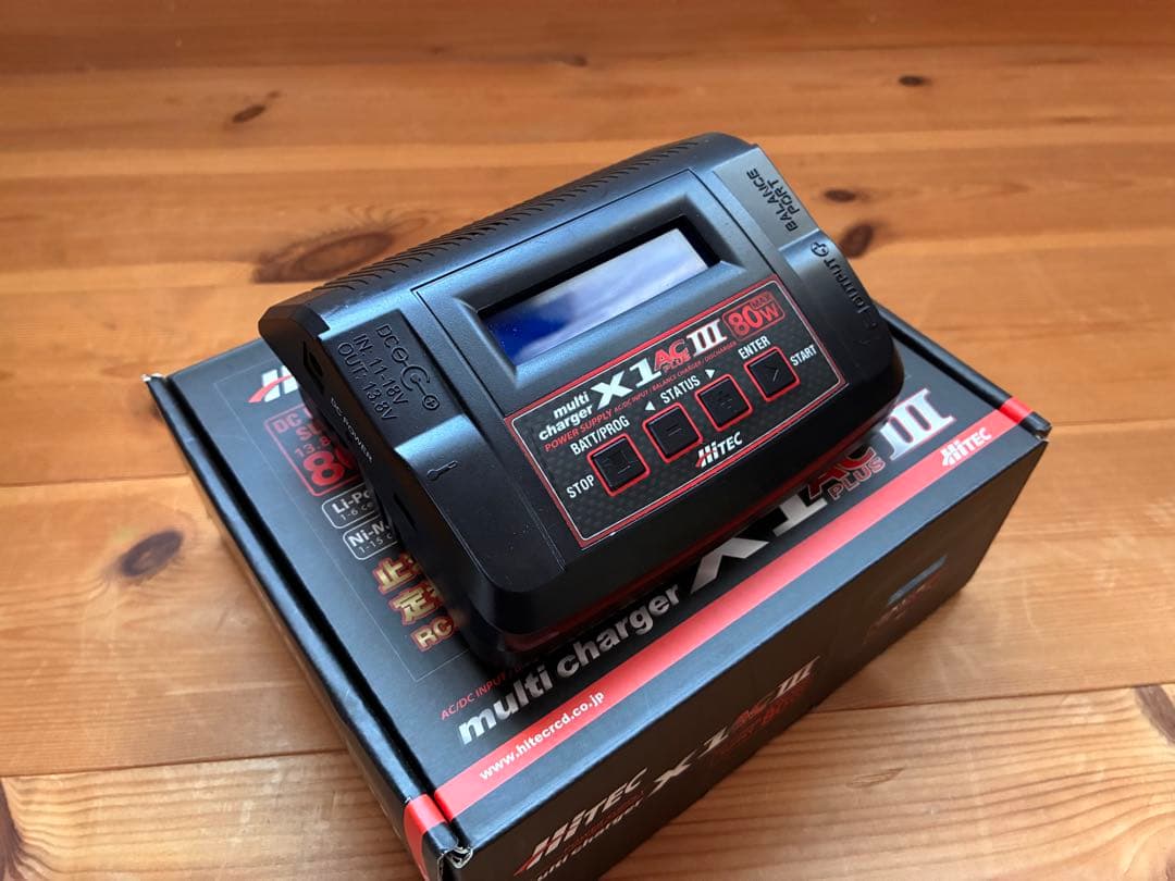 美品 ラジコン 充電器 ハイテック x1 ac plus iii