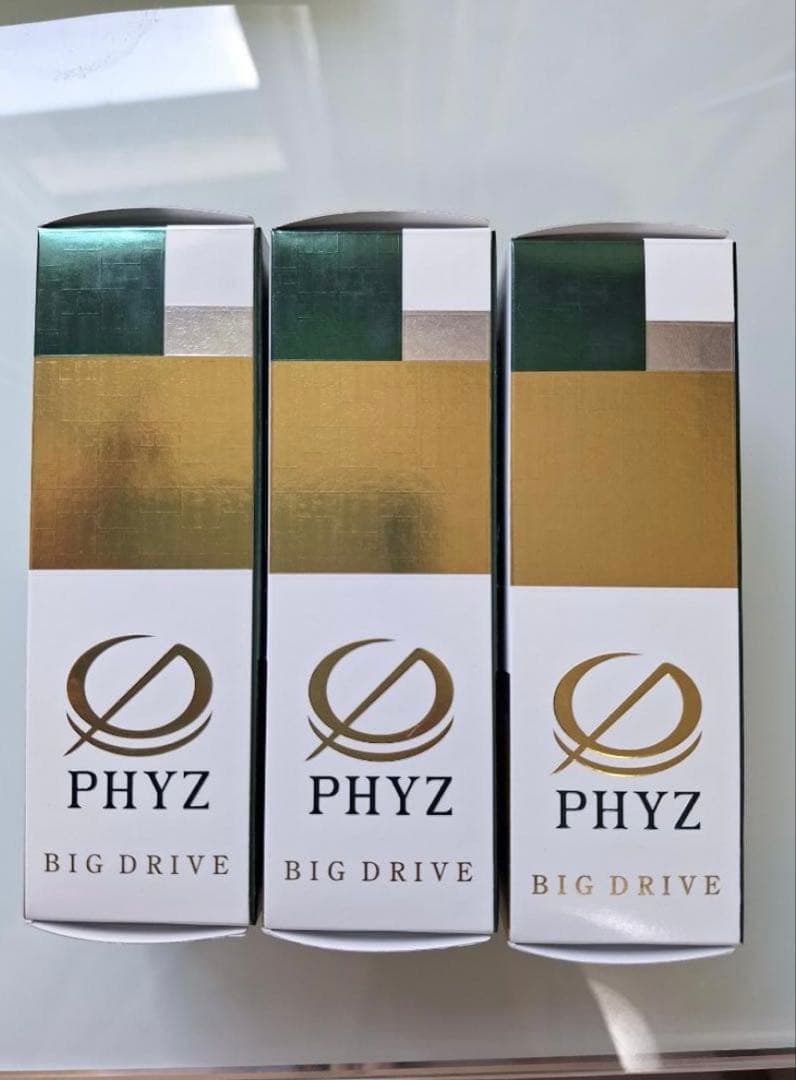 新品 PHYZ ホワイト BIG DRIVE ゴルフボール 3×12 計36個
