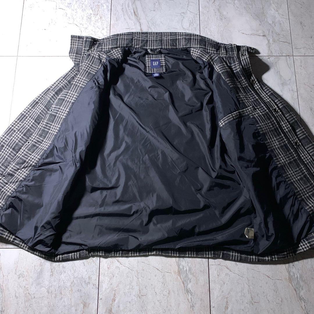 00s OLD GAP M-65 ウール ミリタリージャケット チェック柄 L