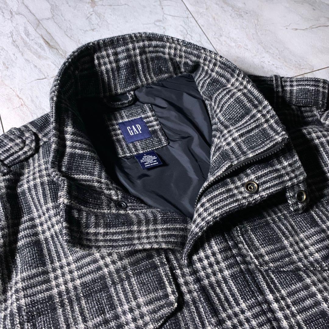 00s OLD GAP M-65 ウール ミリタリージャケット チェック柄 L
