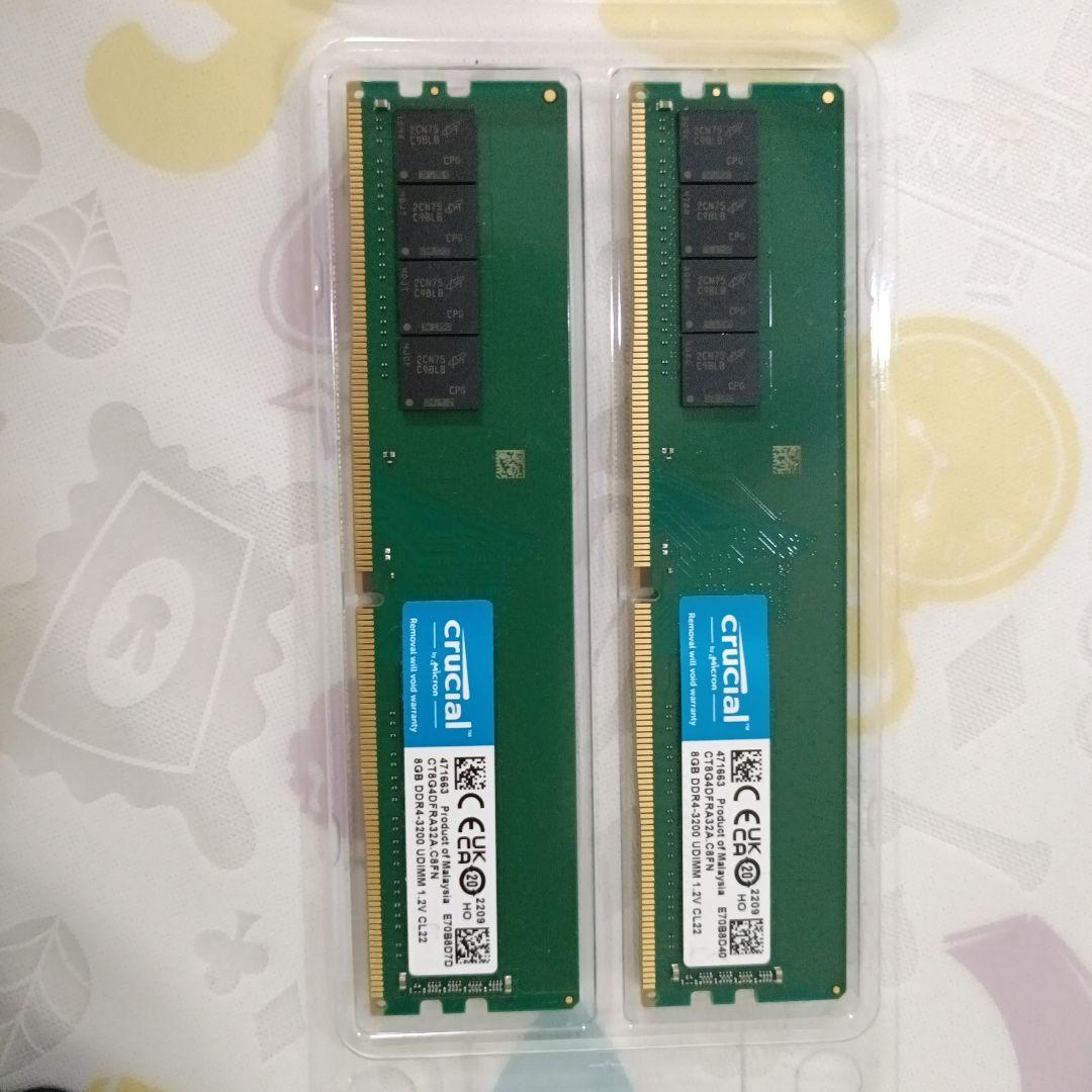 Crucial 8GB×2 (16GB) DDR4-3200