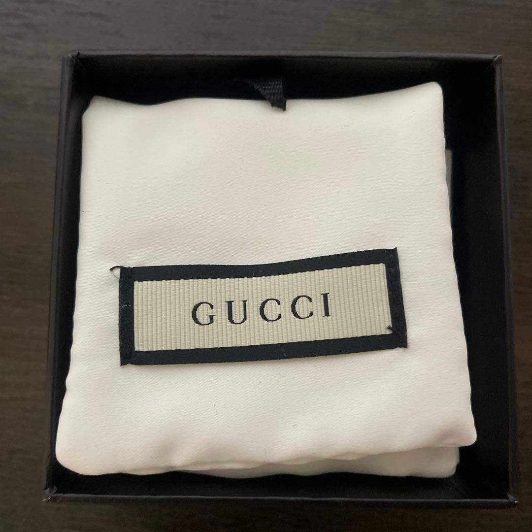 GUCCI シルバー カフリンクス オリジナルポーチ付き