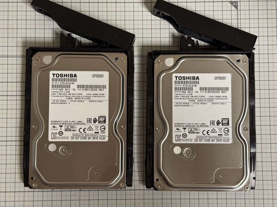 Synology NAS DS1817+(メモリ4GB増設済み)