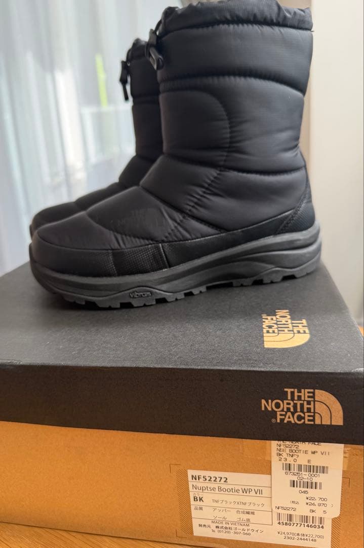 靴 THE NORTH FACE Nuptse Bootie WP VII BK