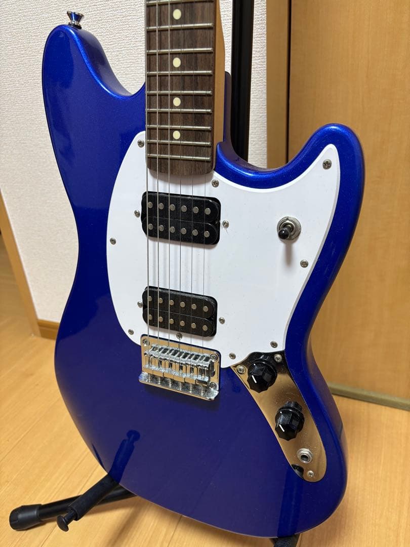 Squier Bullet Mustang HH　青　エレキギター